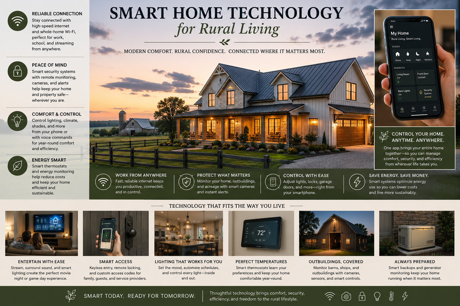 Smart Home Technology Adds a New Level of Convenience To Rural Living